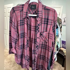 Rails button down. New w/o tags